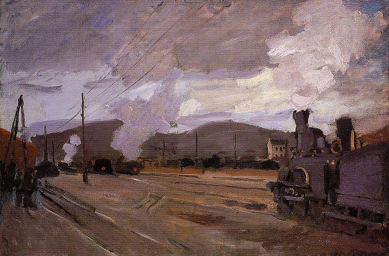 Claude Monet The Gare d'Argenteuil china oil painting image